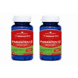 Parasites 12 Detox Forte, 2x30 capsule, Herbagetica