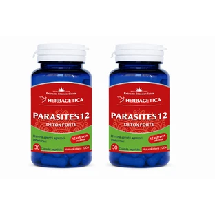 Parasites 12 Detox Forte, 2x30 capsule, Herbagetica