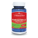 Parasites 12 Detox Forte, 2x60 capsule, Herbagetica