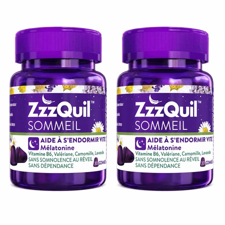 ZzzQuil Sleep Berries 2x30 Gummy Candies