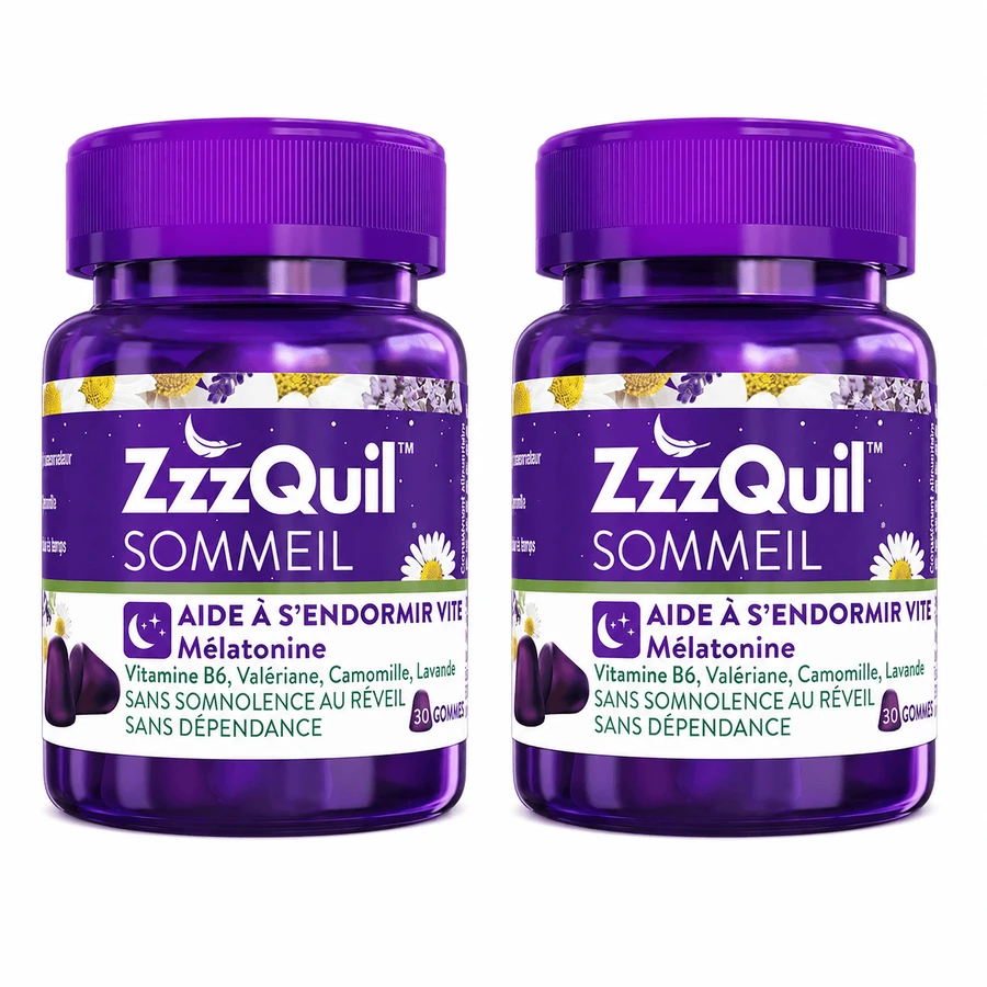 ZzzQuil Sleep Berries 2x30 Gummy Candies