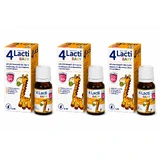 4 Lacti Baby from the first days of life, drops, 3x5 ml
