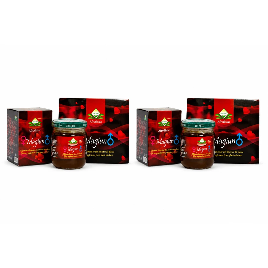 2 paquets de confiture de prunes aphrodisiaque de 240 g + 12 sachets de confiture de prunes aphrodisiaque naturelle, Themra