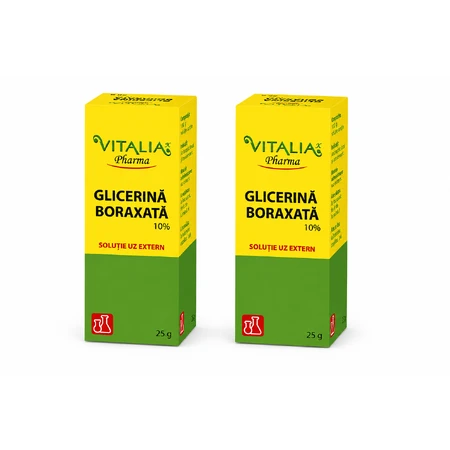 Boraxed Glycerin 10%, 2x25 g, Vitalia: ceny i cechy