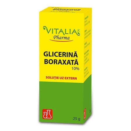 Boraxed Glycerin 10%, 2x25 g, Vitalia: ceny i cechy