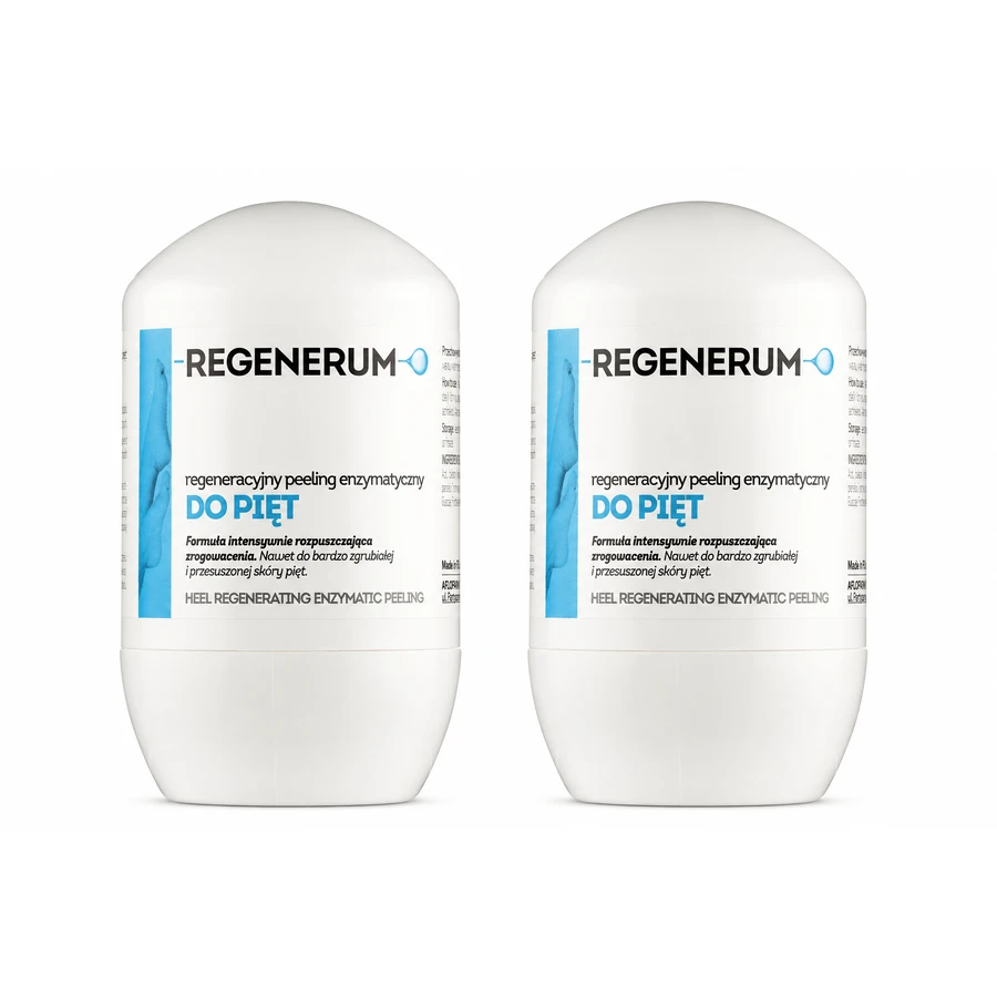 Regenerum, regeneracyjny peeling enzymatyczny do pięt, 2x50 ml: ceny i cechy