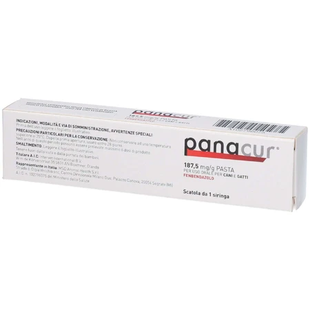 Panacur 187.5 mg/g paste for dogs and cats 2x4,8 g
