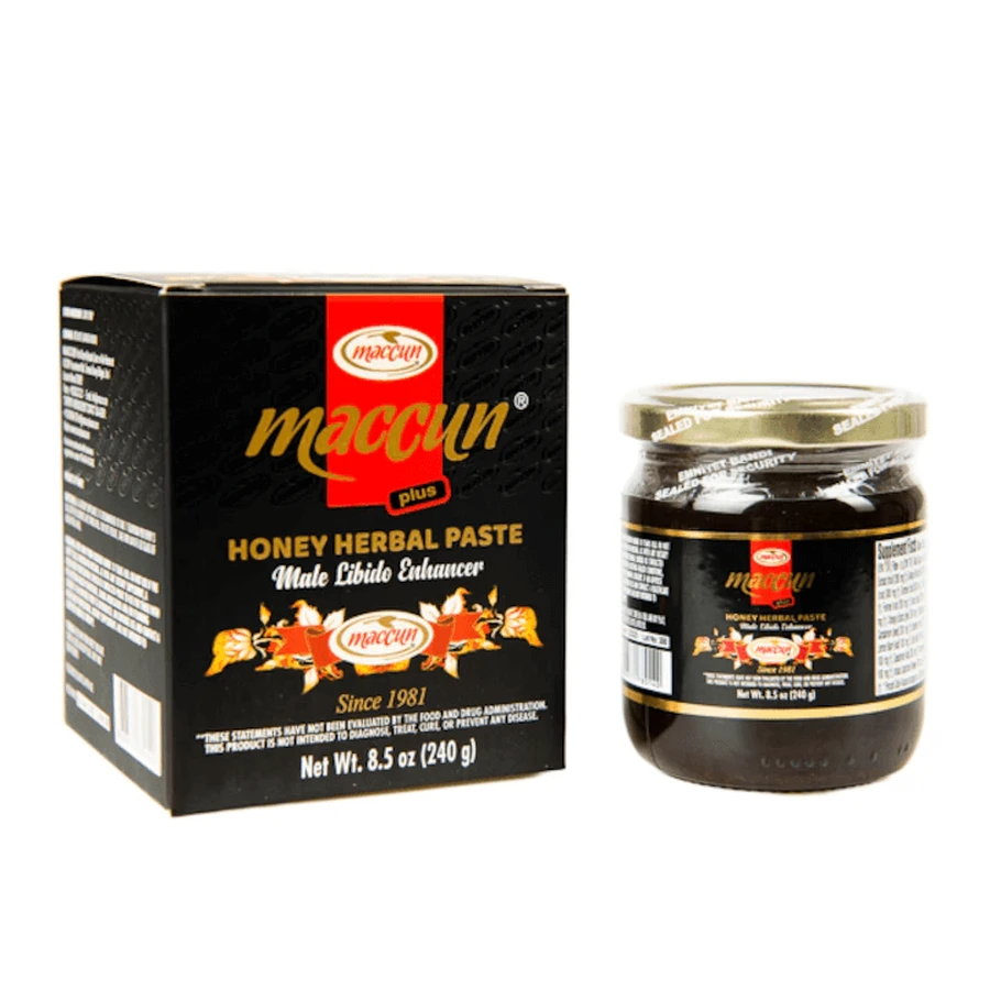 Pasta di miele per potenza, Afrodisiac Herbal, 3x240 g, Maccun