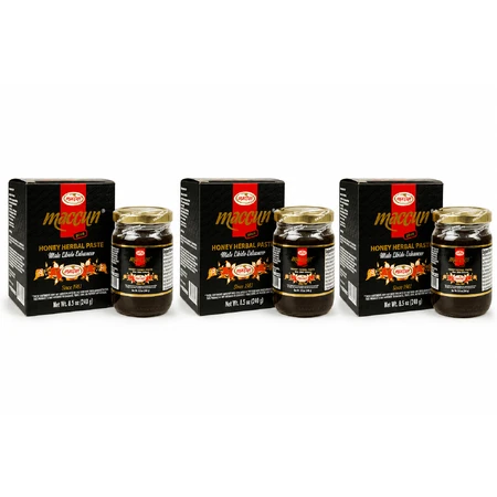 Pasta di miele per potenza, Afrodisiac Herbal, 3x240 g, Maccun