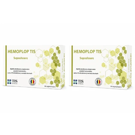 Supposte di propoli Hemoplop Tis, 2x10 pezzi, Tis Farmaceutic