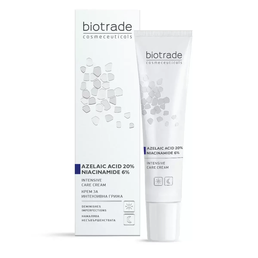 Crème à l'acide azélaïque 20% + Niacinamide 6%, 2x30 ml, Biotrade