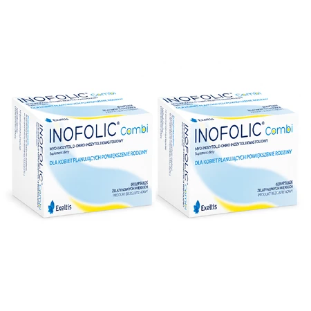 Inofolic Combi, 2x60 kapsułek miękkich: ceny i cechy
