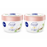 Nivea Feuchtigkeitsspendende Körpermousse mit Kokosnussduft, 2x200 ml