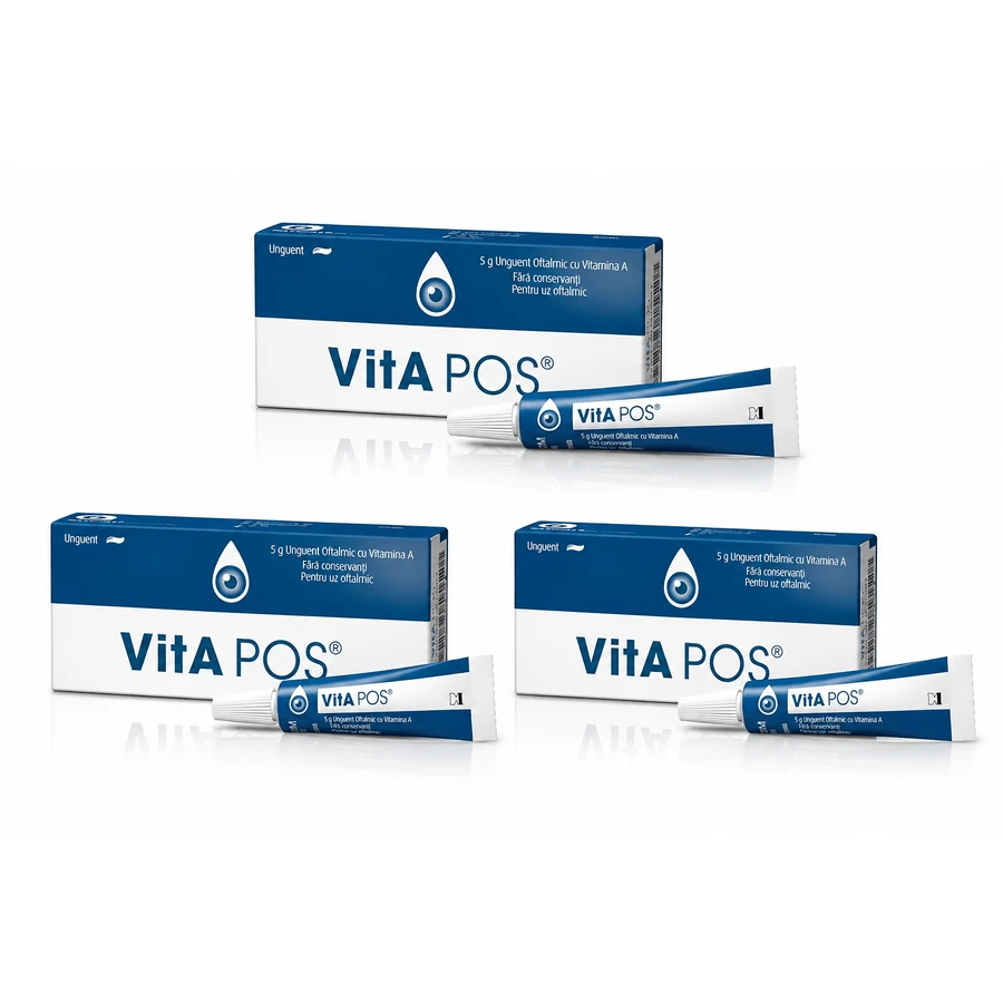 Vita Pos Augensalbe, 3x5 g, Croma Pharma