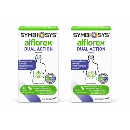 Symbiosys Alflorex a doppia azione, 2x30 capsule