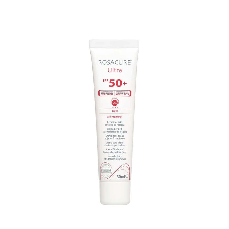 Synchroline Rosacure Ultra, crema viso con protezione SPF 50+, 2x30 ml