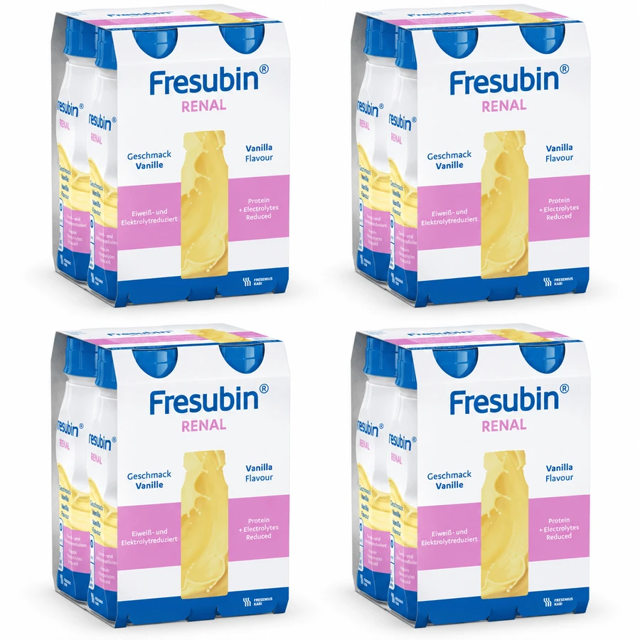 Fresubin Renal, préparation nutritionnelle, arôme vanille, 16x200 ml