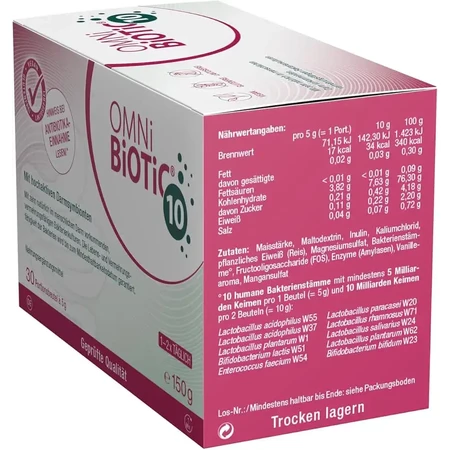 Omni Biotic 10 aad, 3x30 sachets of 5 g