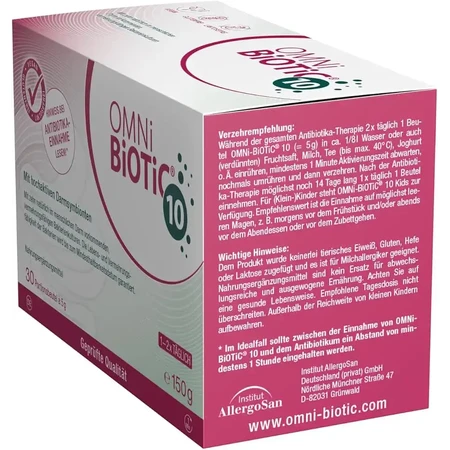 Omni Biotic 10 aad, 3x30 sachets of 5 g