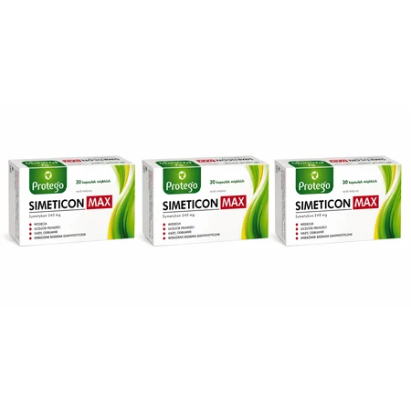 Protego Simeticon Max 240 mg, 3x30 capsules, Salvum Lab