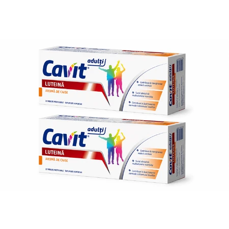Cavit Adults Lutein, 2x20 chewable tablets, Biofarm