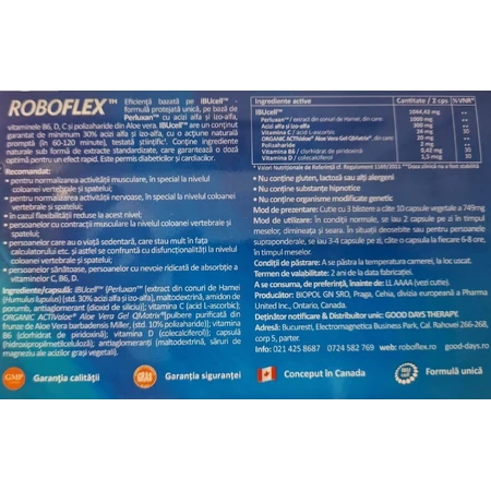 RoboFlex, 2x30 capsules, Good Days Therapy 