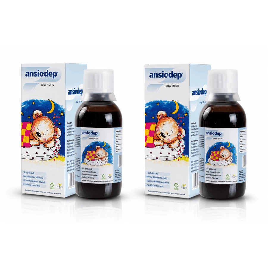 Syrop dla dzieci Ansiodep, 2x150 ml, Dr. Phyto: ceny i cechy