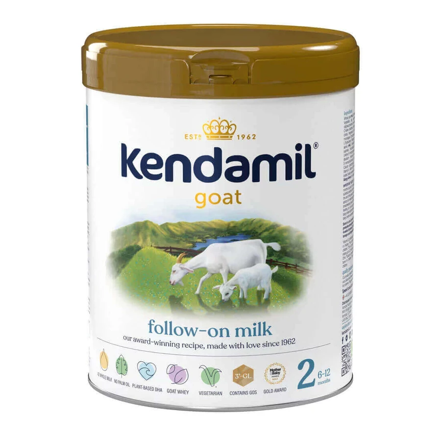 Kendamil Goat 2 – preparat do dalszego karmienia na bazie mleka koziego, przeznaczony dla dzieci powyżej 6. miesiąca życia, 3x800 g, Kendal Nutricare: ceny i cechy