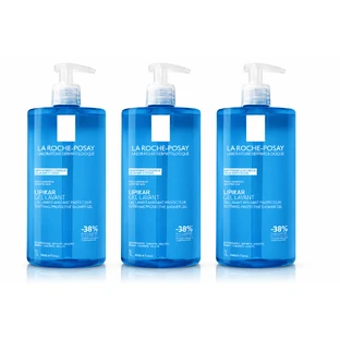 Lipikar Reinigungsgel, 3x1L, für empfindliche Haut, La Roche-Posay
