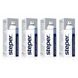 Steper, przeciwgrzybiczy aerozol do stóp i paznokci, 4x80 ml