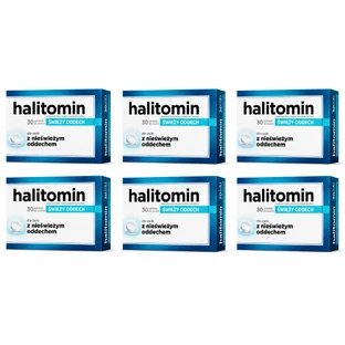 Halitomin, 6x 30 tabletek, Aflofarm