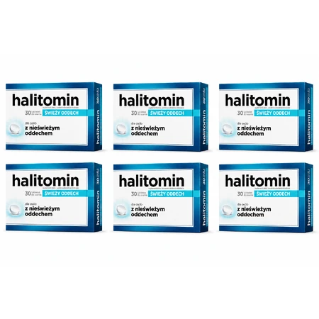 Halitomin, 6x 30 tabletek, Aflofarm: ceny i cechy