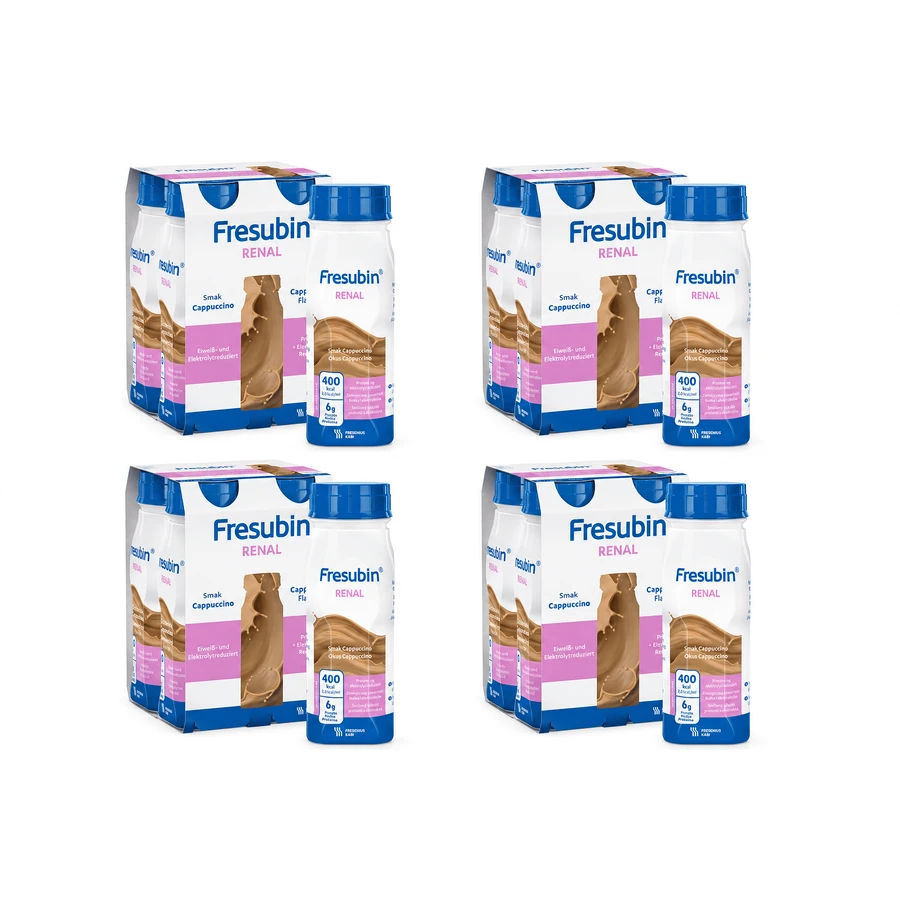 Fresubin Renal băutură nutritivă cu aromă de cappuccino, 16x200 ml, Fresenius Kabi