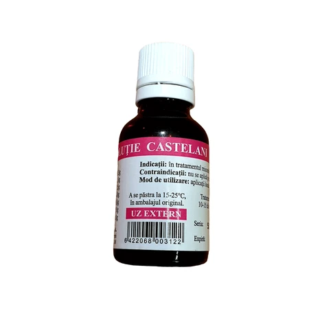 Roztwór Castelani,5x25 ml, Tis Farmaceutic: ceny i cechy