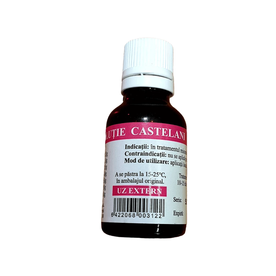 Roztwór Castelani,5x25 ml, Tis Farmaceutic: ceny i cechy