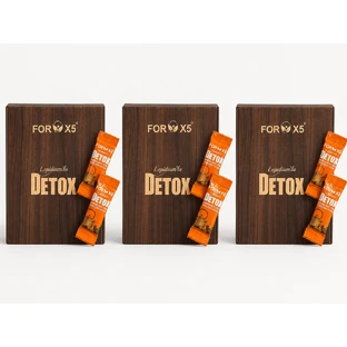 Ceai de slăbit Lepidium'lu Detox, 90 x 4 g, For X5