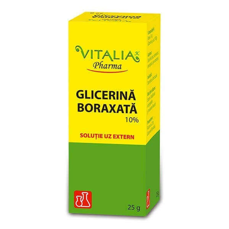Glicerină Boraxată 10%, 5x25 g, Vitalia