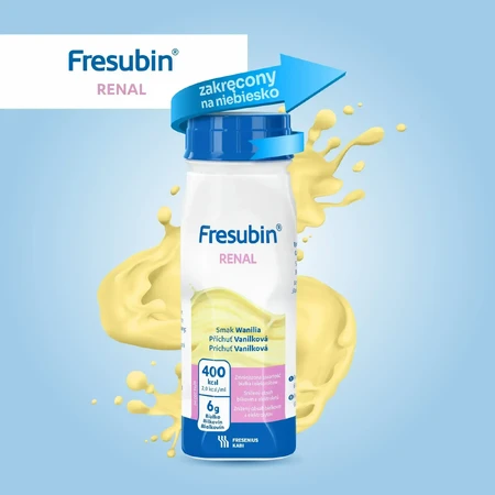 Fresubin Renal, preparat odżywczy, smak waniliowy, 20x200 ml: ceny i cechy