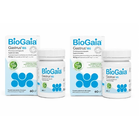 BioGaia Gastrus IBS, 2x60 kapsułek: ceny i cechy