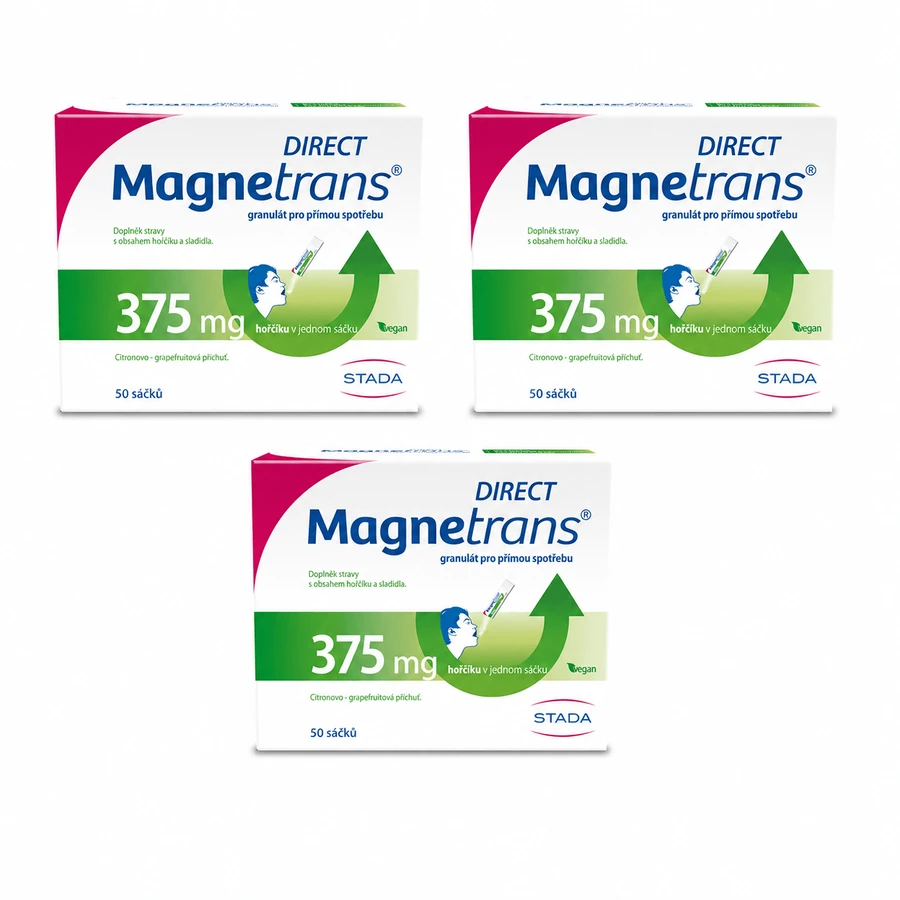 Magnetrans Direct 375 mg, 3x50 sachets, Stada