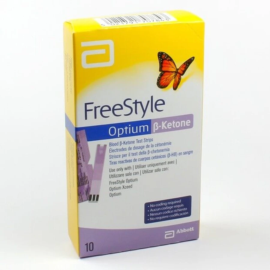 FreeStyle Optium Beta-Ketone, 10 pieces