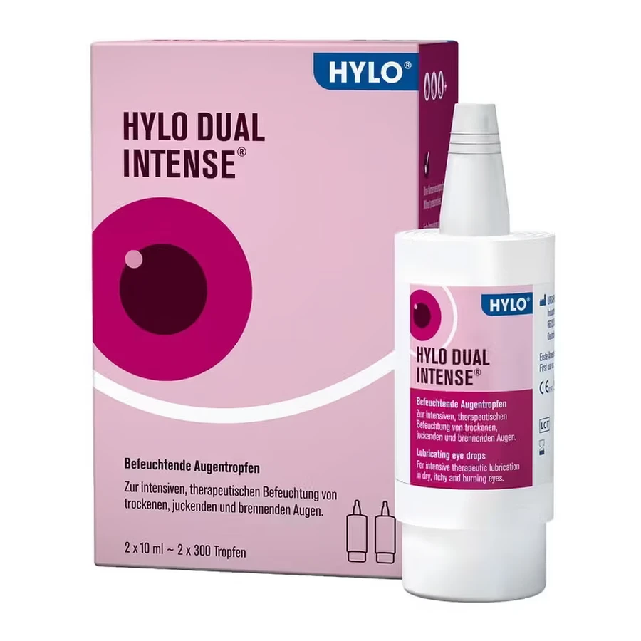 Gotas oftálmicas HYLO DUAL INTENSE, 2 x 10 ml