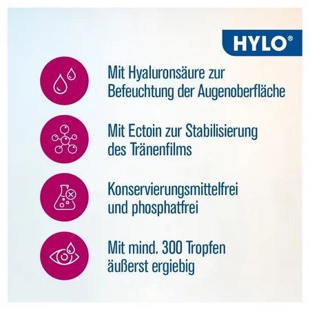Gotas oftálmicas HYLO DUAL INTENSE, 2 x 10 ml