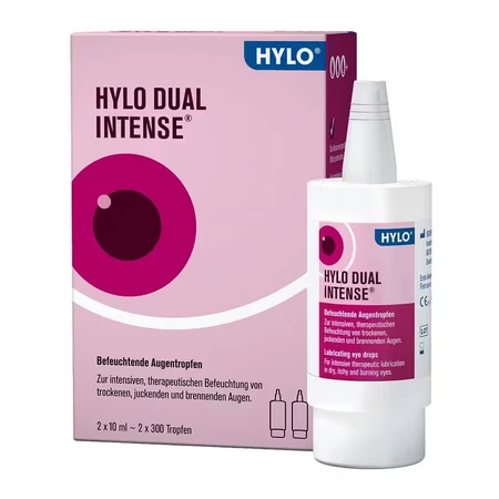 Gotas oftálmicas HYLO DUAL INTENSE, 6 x 10 ml