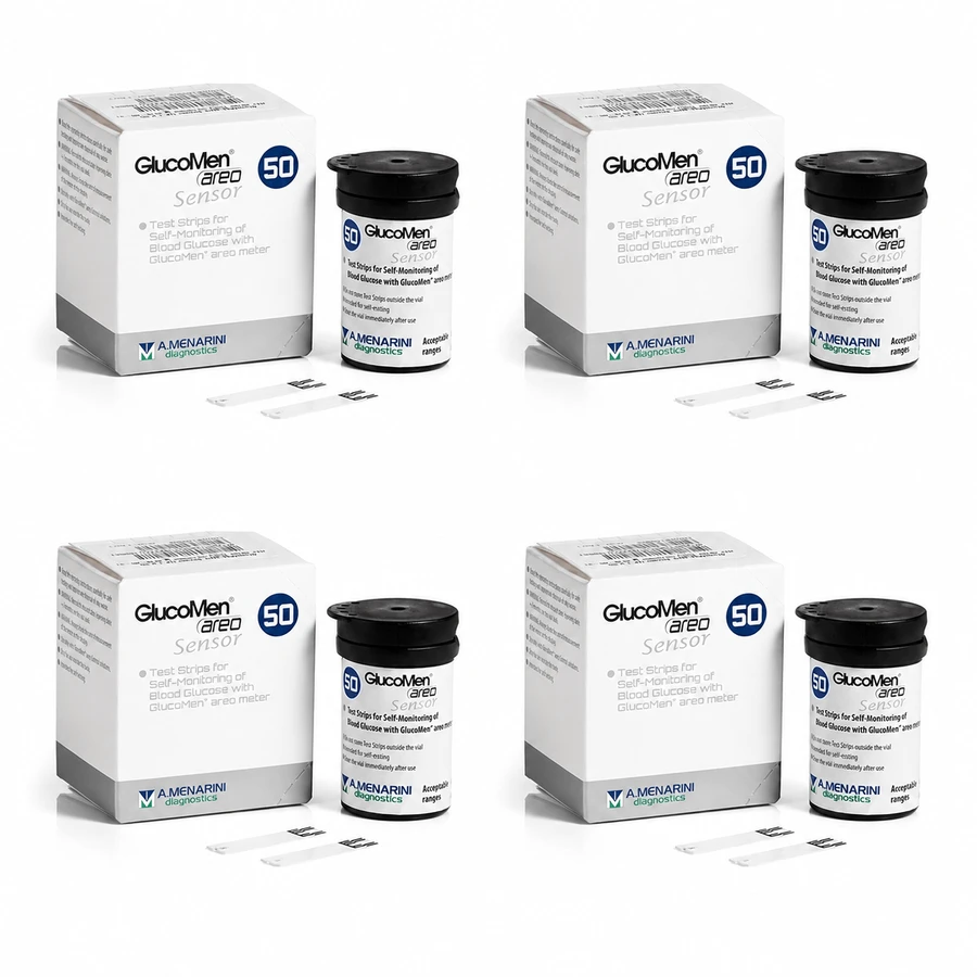 Menarini Glucomen Areo Sensor Glucose Test Strips, 4 x 50 strips