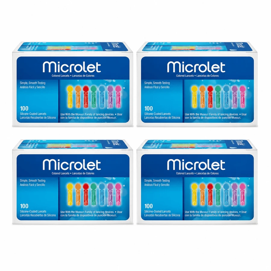 Ascensia Microlet Ace Blutzuckermessstreifen, 4 x 100 Streifen