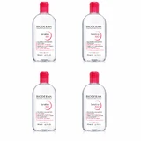 Kit de agua micelar Bioderma Sensibio H2O, 4x500 ml