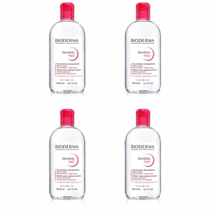 Kit de agua micelar Bioderma Sensibio H2O, 4x500 ml