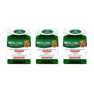 Möller's Fish Oil Forte Omega-3, 3x112 capsules