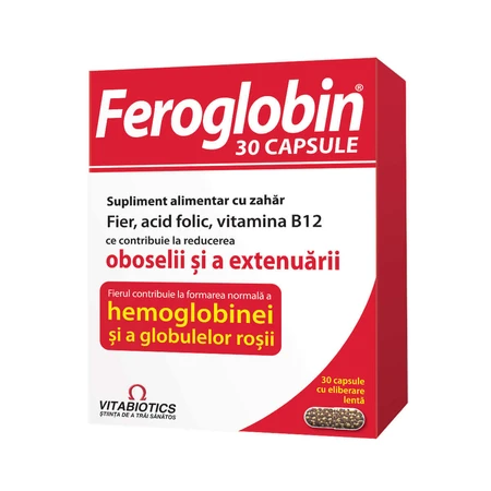 Feroglobin B12, 4x30 capsules, Vitabiotics